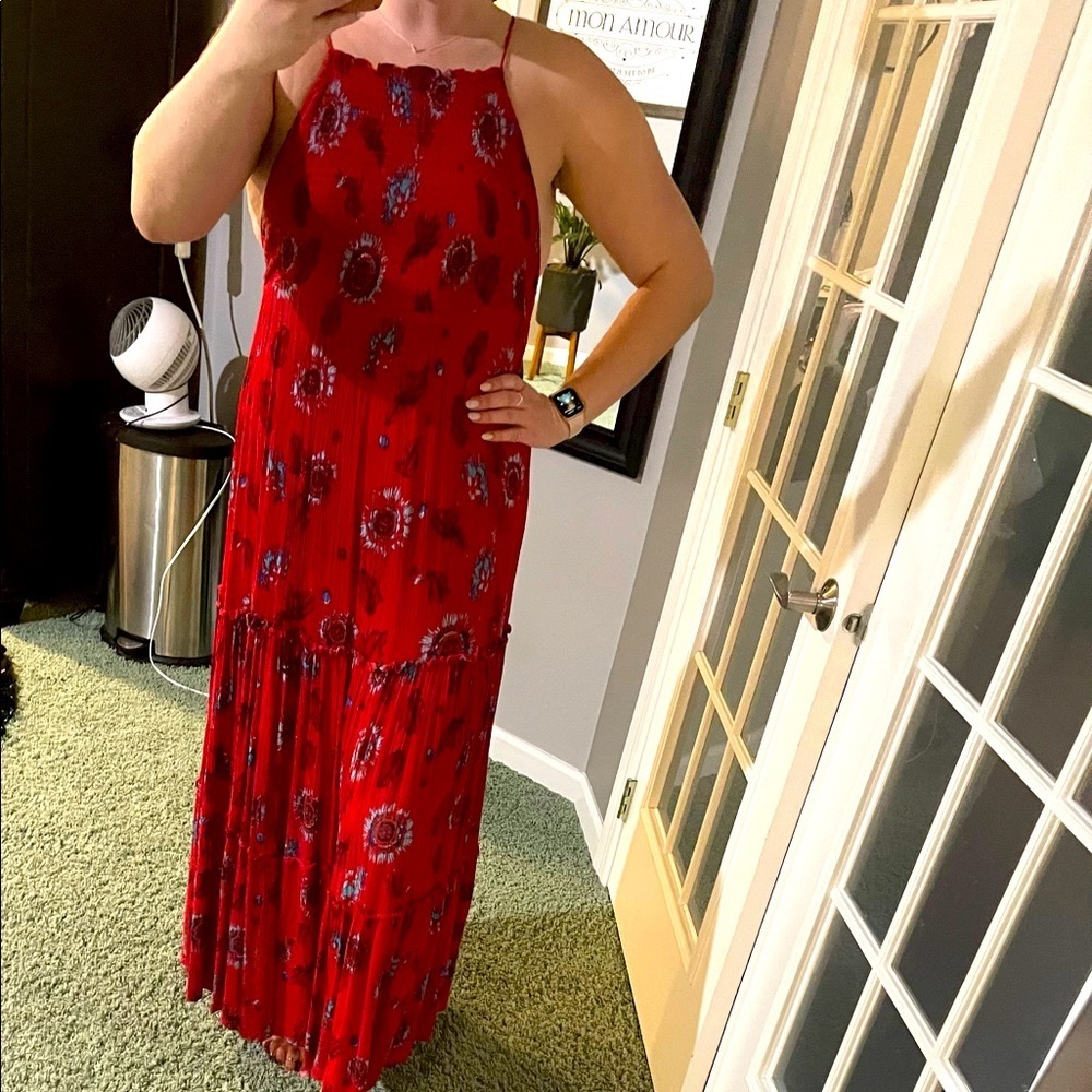 Red Intimately Free People Maxi Dress